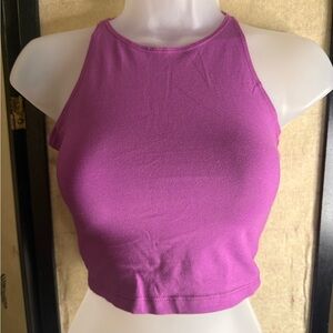 American Apparel Purple Crop Top